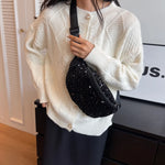 Grande sacoche banane sequin femme - Vignette | Ma sacoche