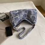 Grande sacoche bandoulière canvas imprimée femme - Vignette | Ma sacoche