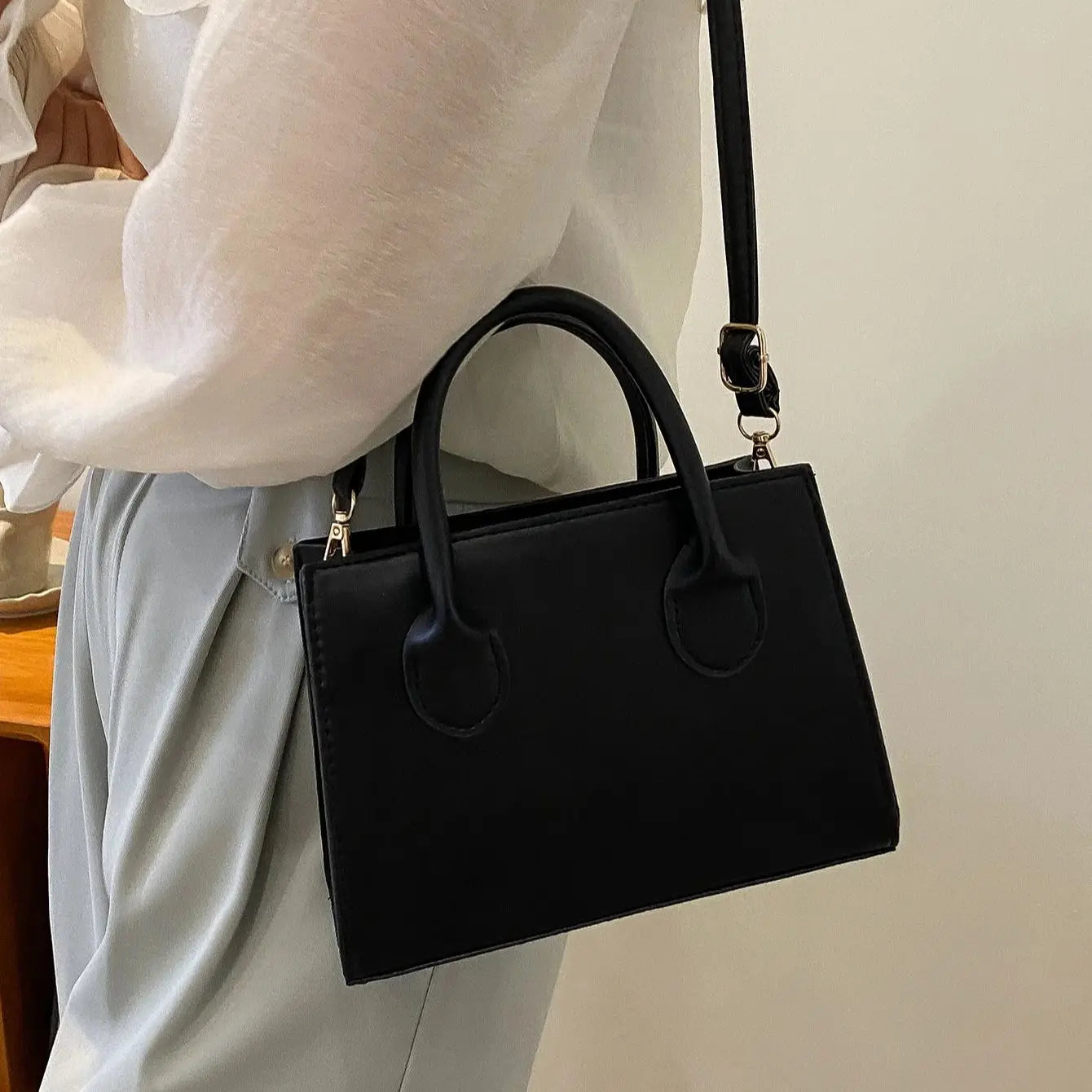 Sacoche bandoulière en cuir femme élégante