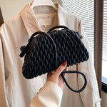 Sacoche en cuir chic tressée pour femme - Vignette | Ma sacoche