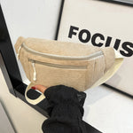 Sacoche banane en velours femme - Vignette | Ma sacoche