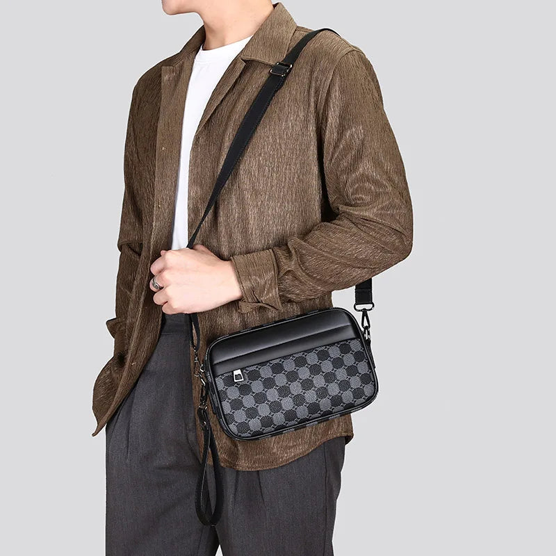 Sacoche bandoulière cuir homme pratique et élégante