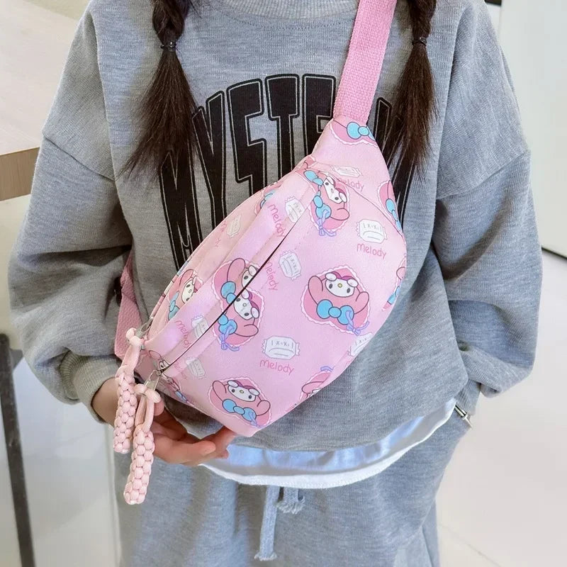 Sacoche banane à bandoulière imprimée enfant tendance