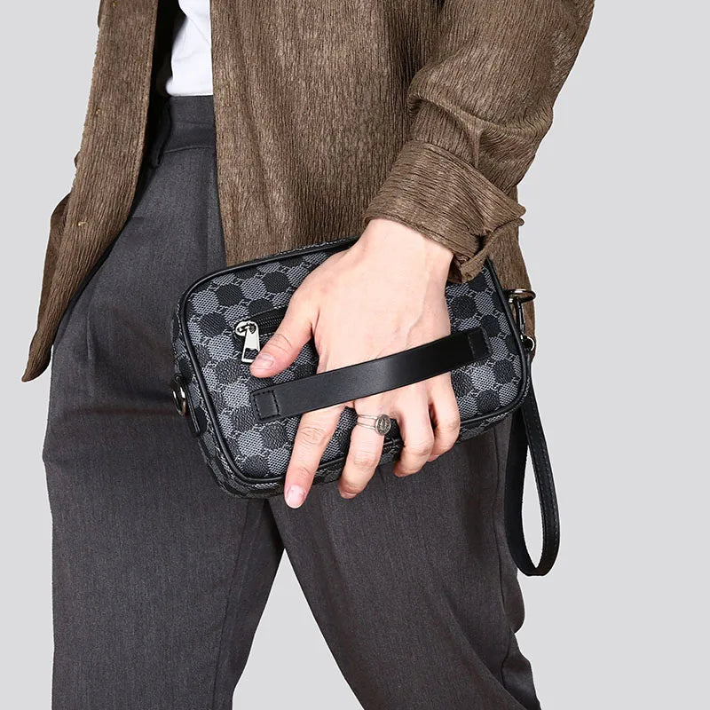 Sacoche bandoulière cuir homme ajustable et solide