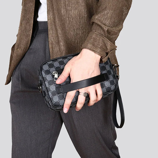Sacoche bandoulière cuir homme ajustable et solide