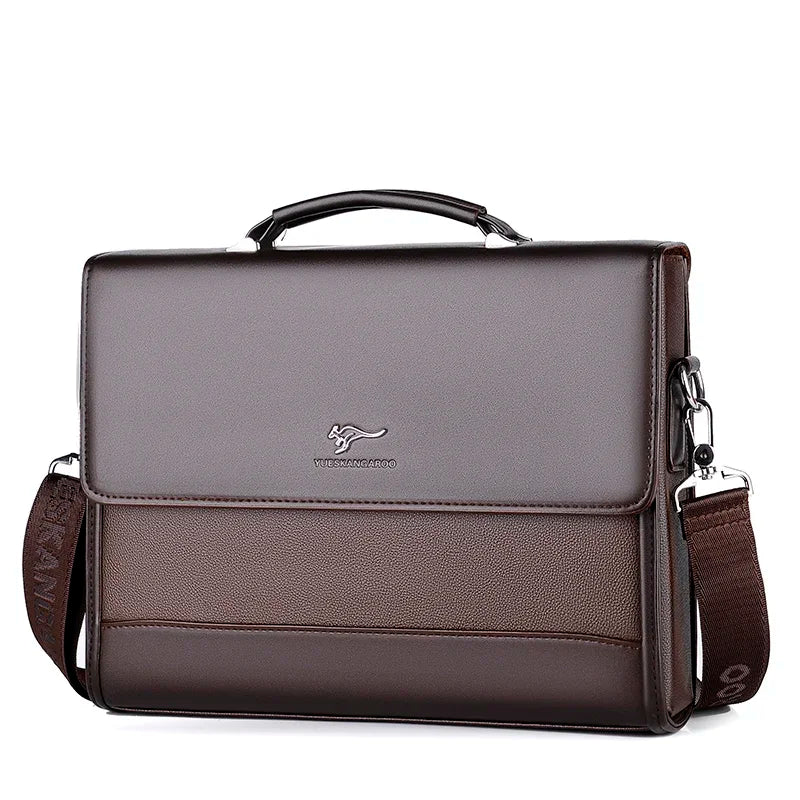 Sacoche de travail ordinateur homme en cuir PU