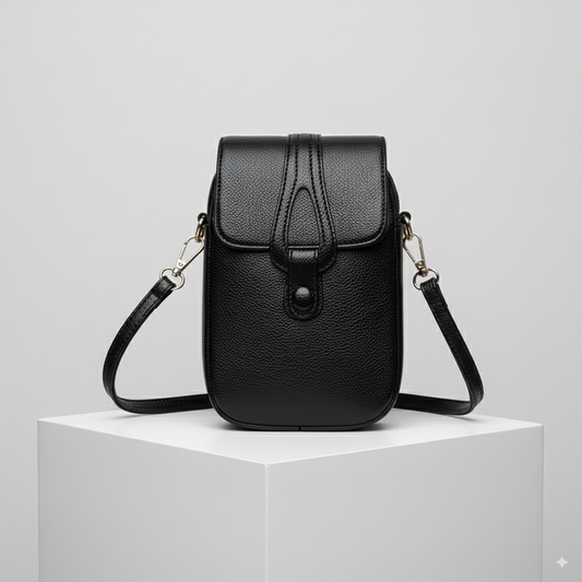 Sacoche multifonctionnelle en cuir pour femme
