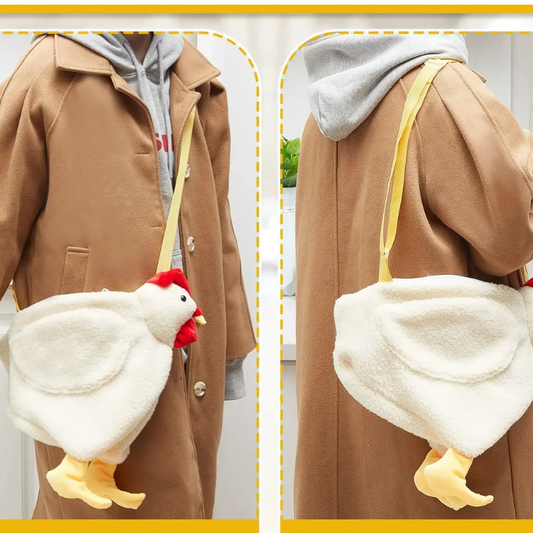 Sacoche bandoulière originale poule pour femme